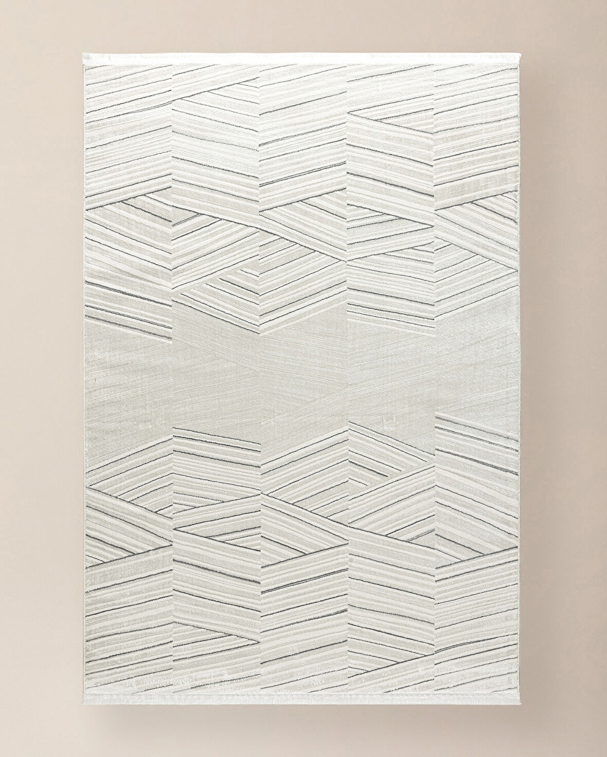 Annot Halı - Beyaz/Mavi - 80x150 cm