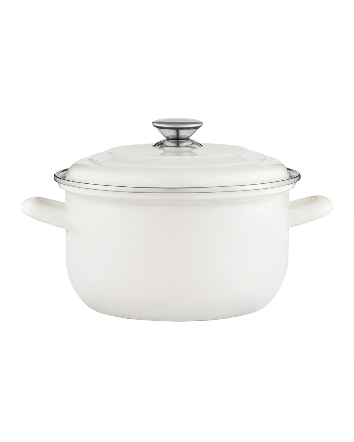 Salentino Derin Tencere - Beyaz - 22 cm