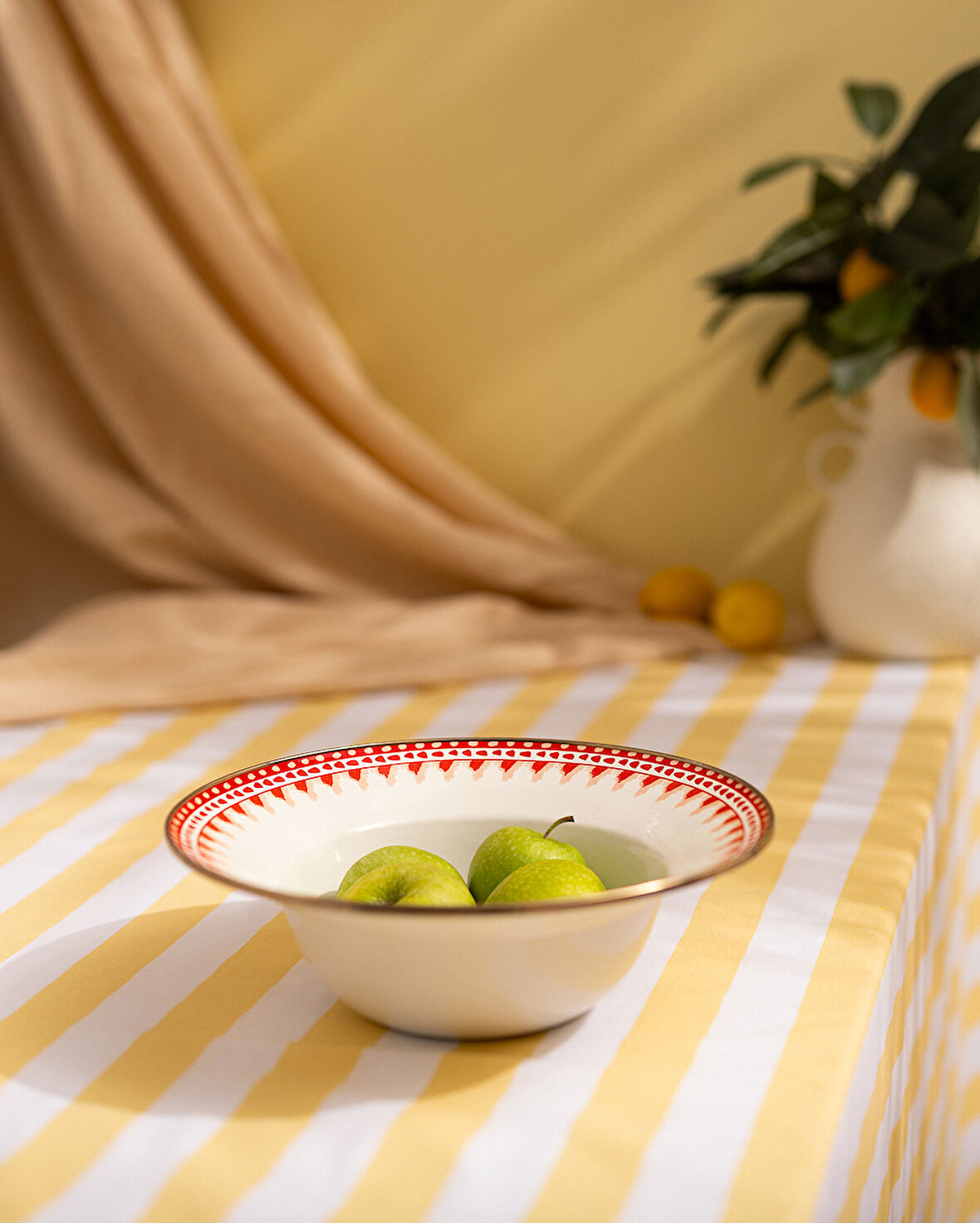 Lison Meyve Kasesi - Kırmızı - 30 cm