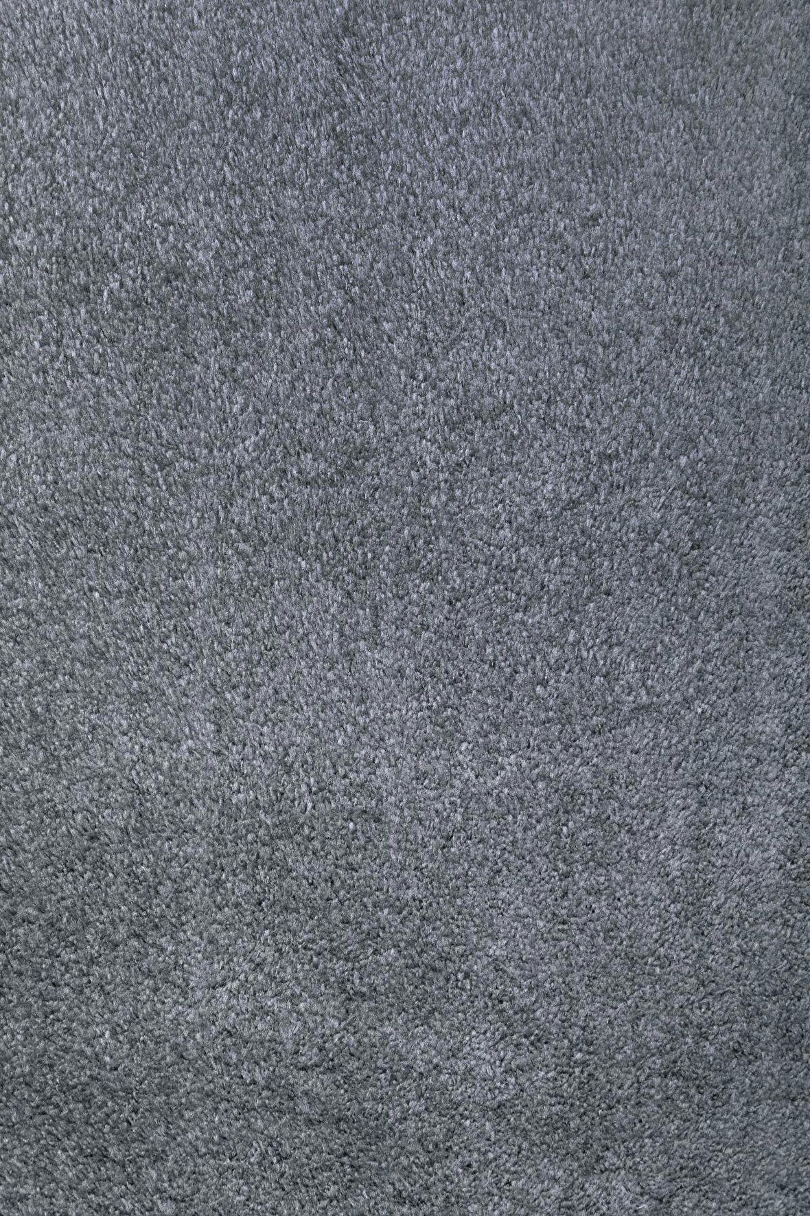 DijiDekor Koyu Gri Şekilli Post Dokuma Halı Peluş Tavşan Tüyü Hissi Antibakteriyel