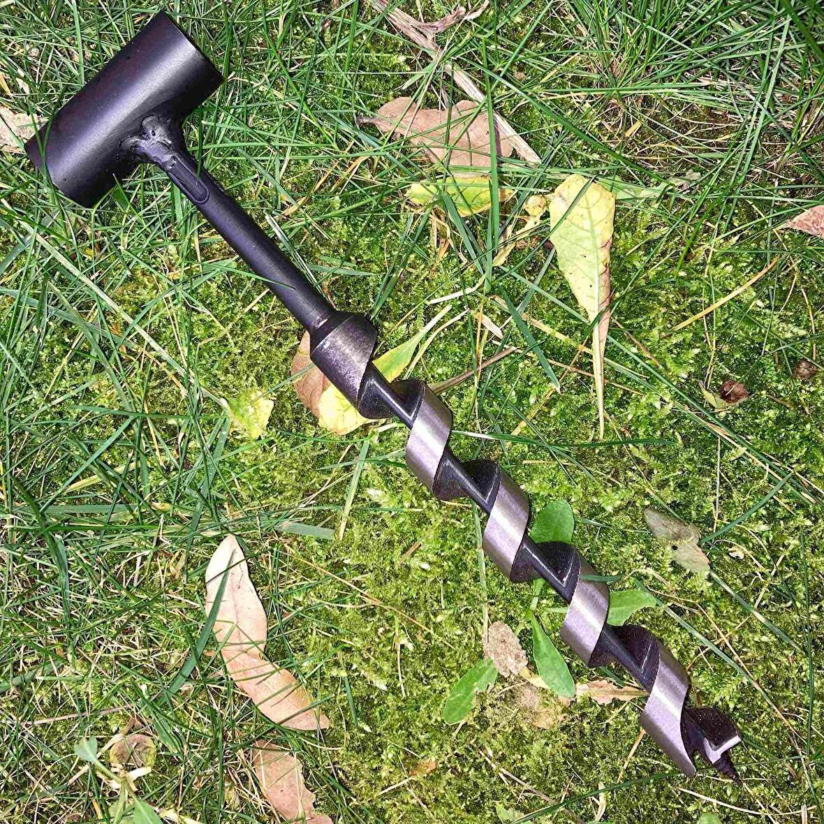 Kamp Ayısı® Nordic™ Delme Çapı 20 Mm - Bushcraft İsveç El Burgusu Boyunduruk İsveç Ocağı Outdoor Kamp Ekipmanı 