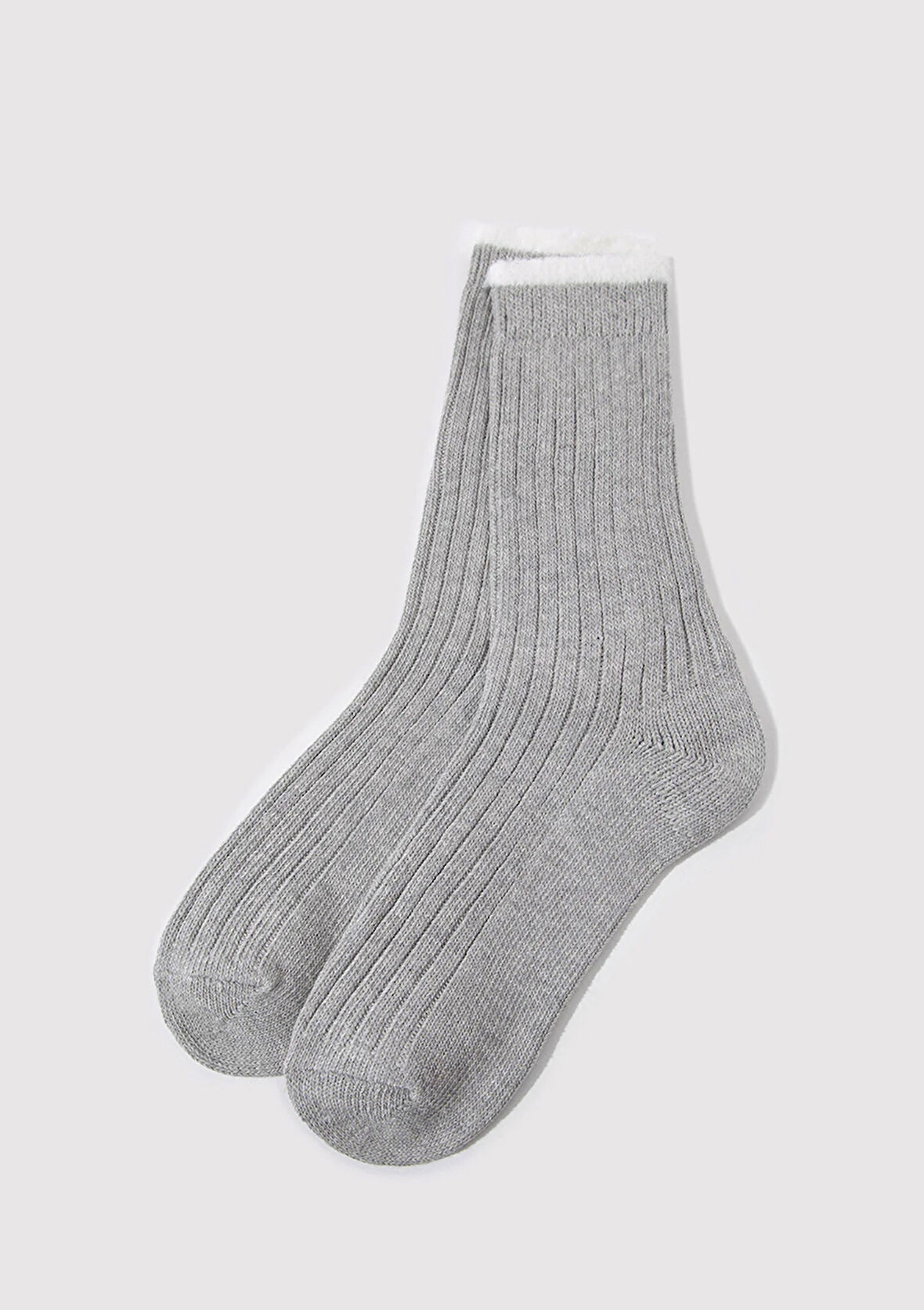 Gri Bot Çorabı 1912719-82816