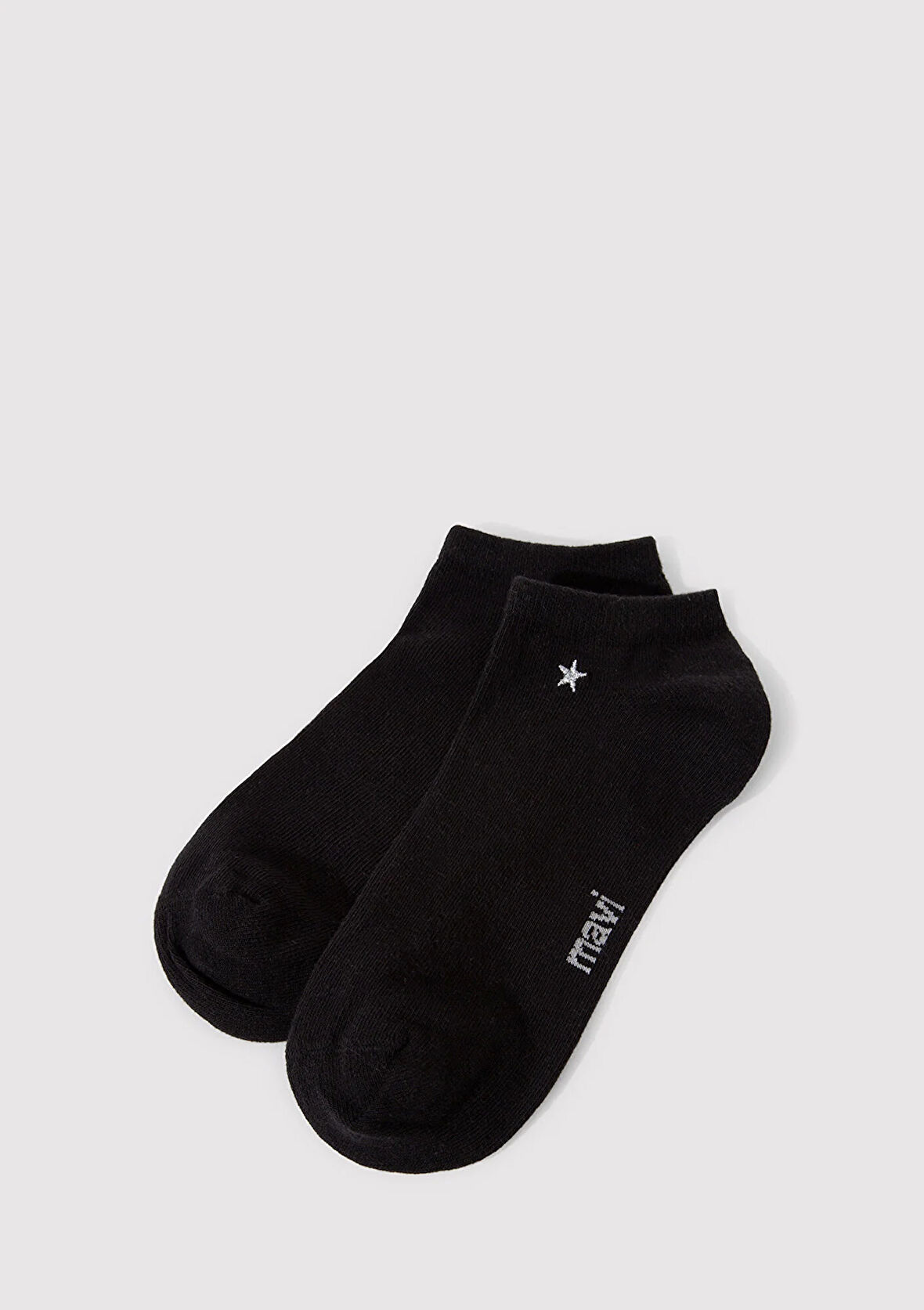 Kalp Nakış İşlemeli Beyaz Patik Çorap 1912793-900