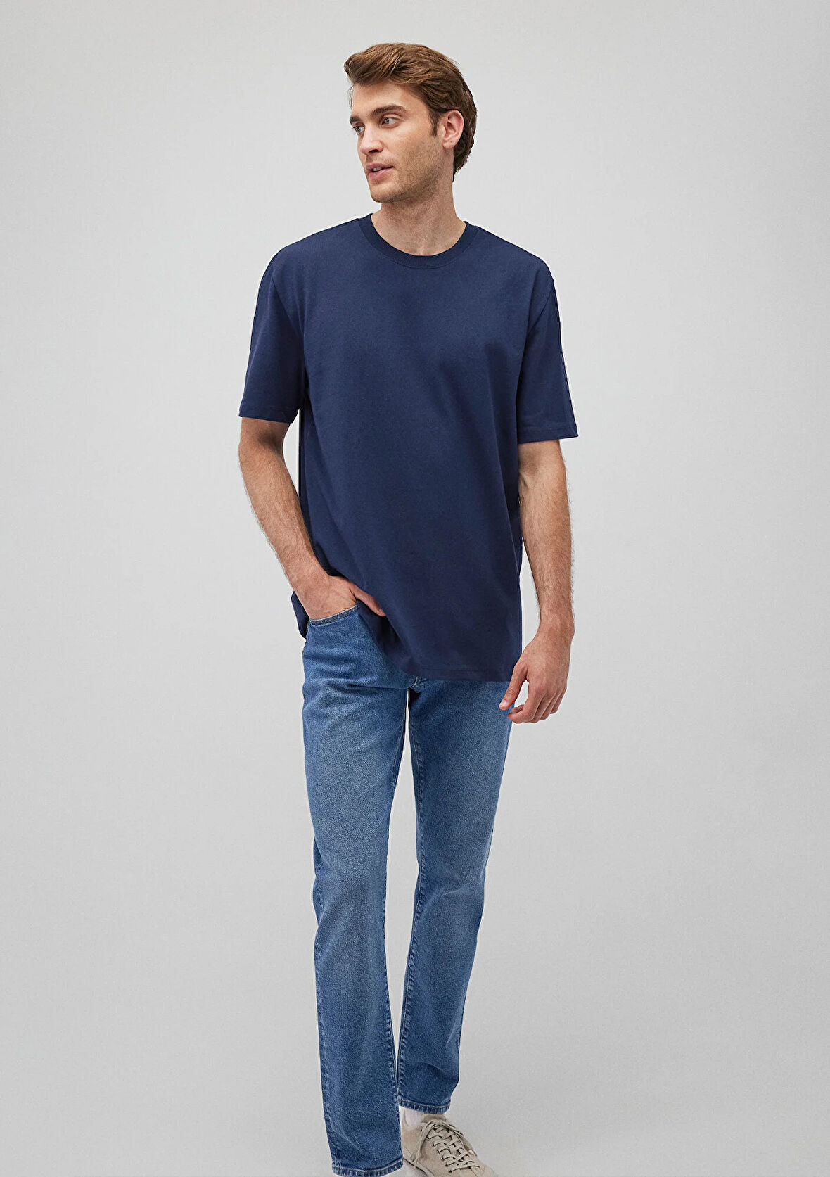 Lacivert Basic Tişört 066249-70497