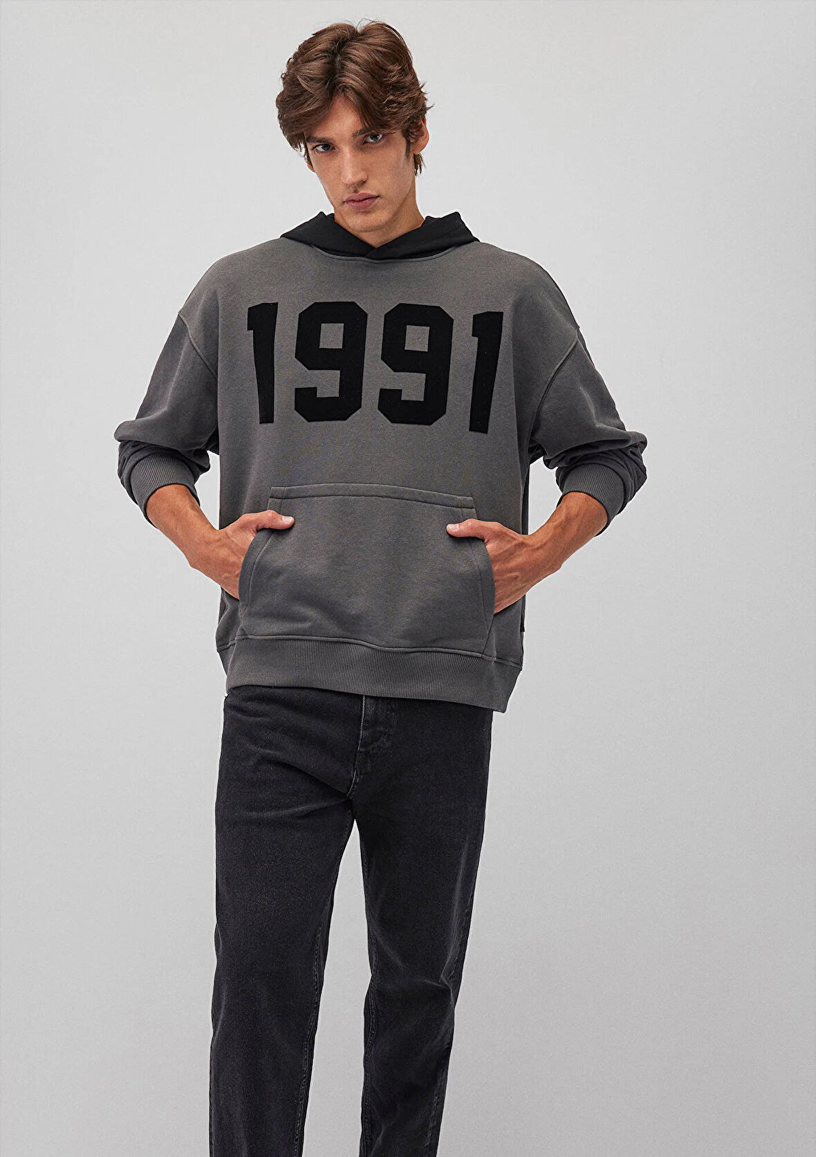 Gri Sweatshirt 0S10166-70088