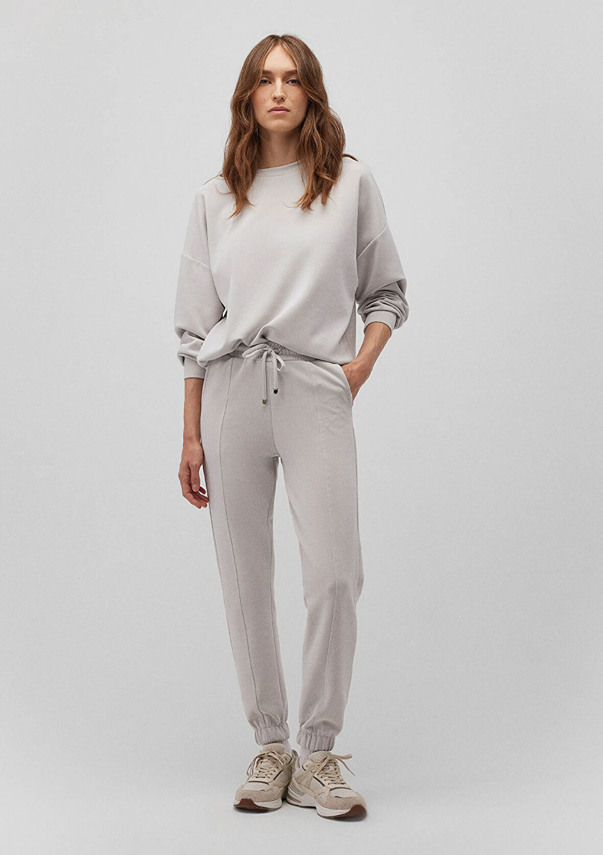 Lux Touch TENCEL TM Gri Eşofman Altı 1600453-70074