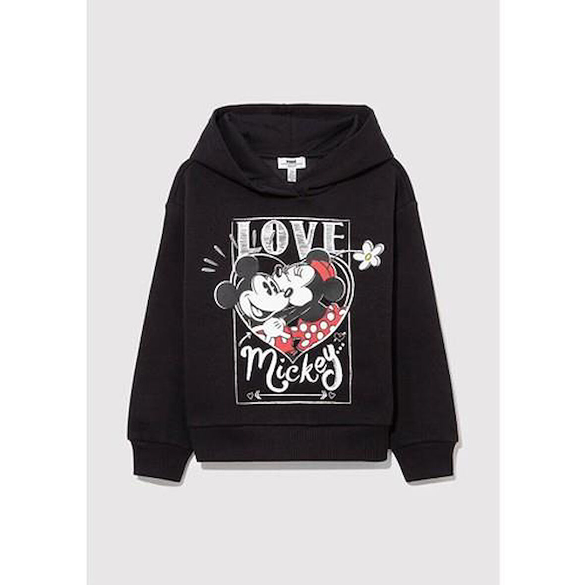 MINNIE BASKILI KAPÜŞONLU SWEATSHIRT