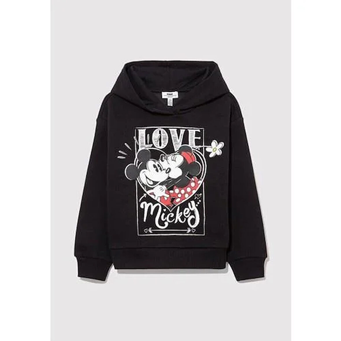 MINNIE BASKILI KAPÜŞONLU SWEATSHIRT