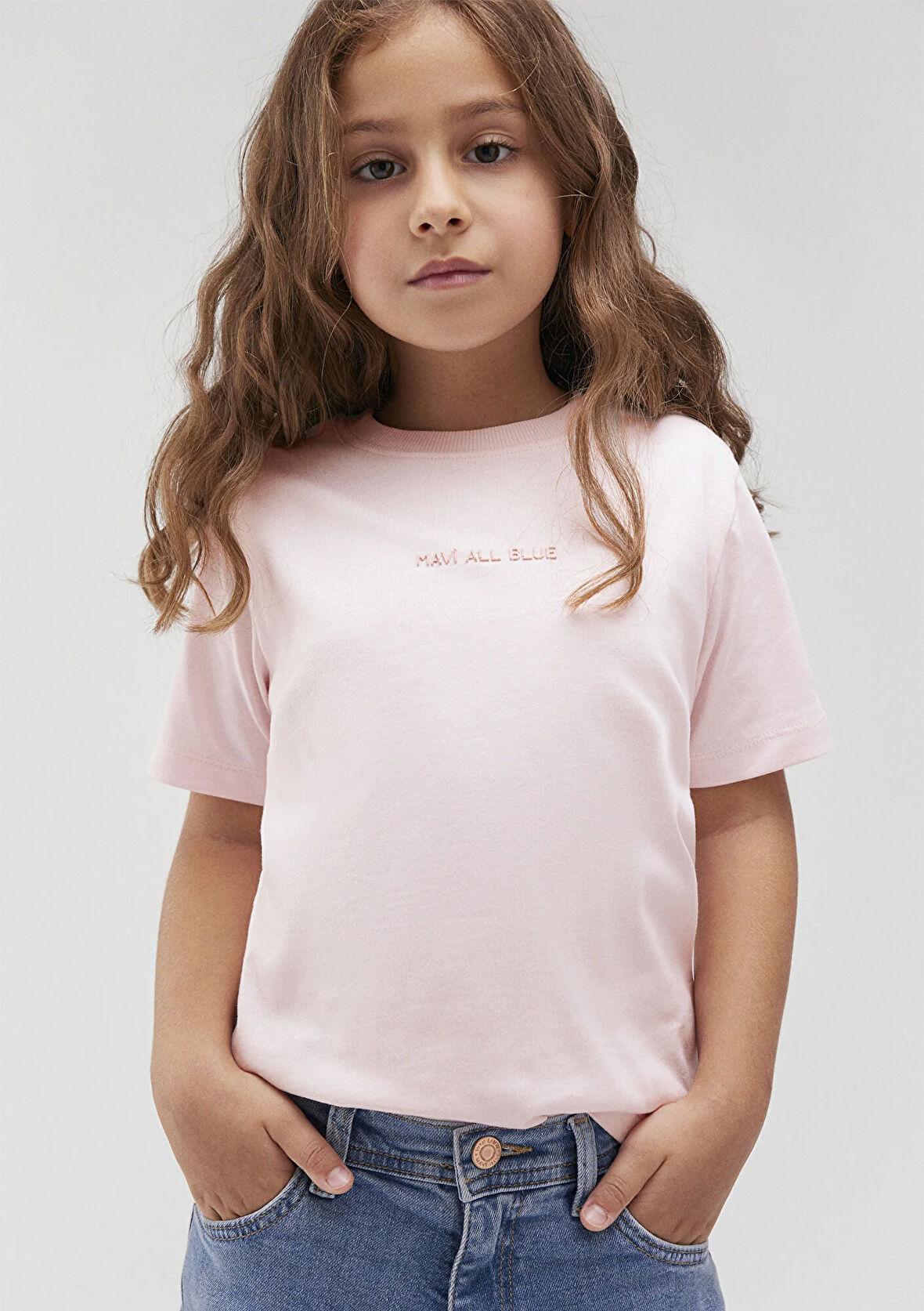 Organik Pamuklu Pembe Basic Tişört 7610197-88133