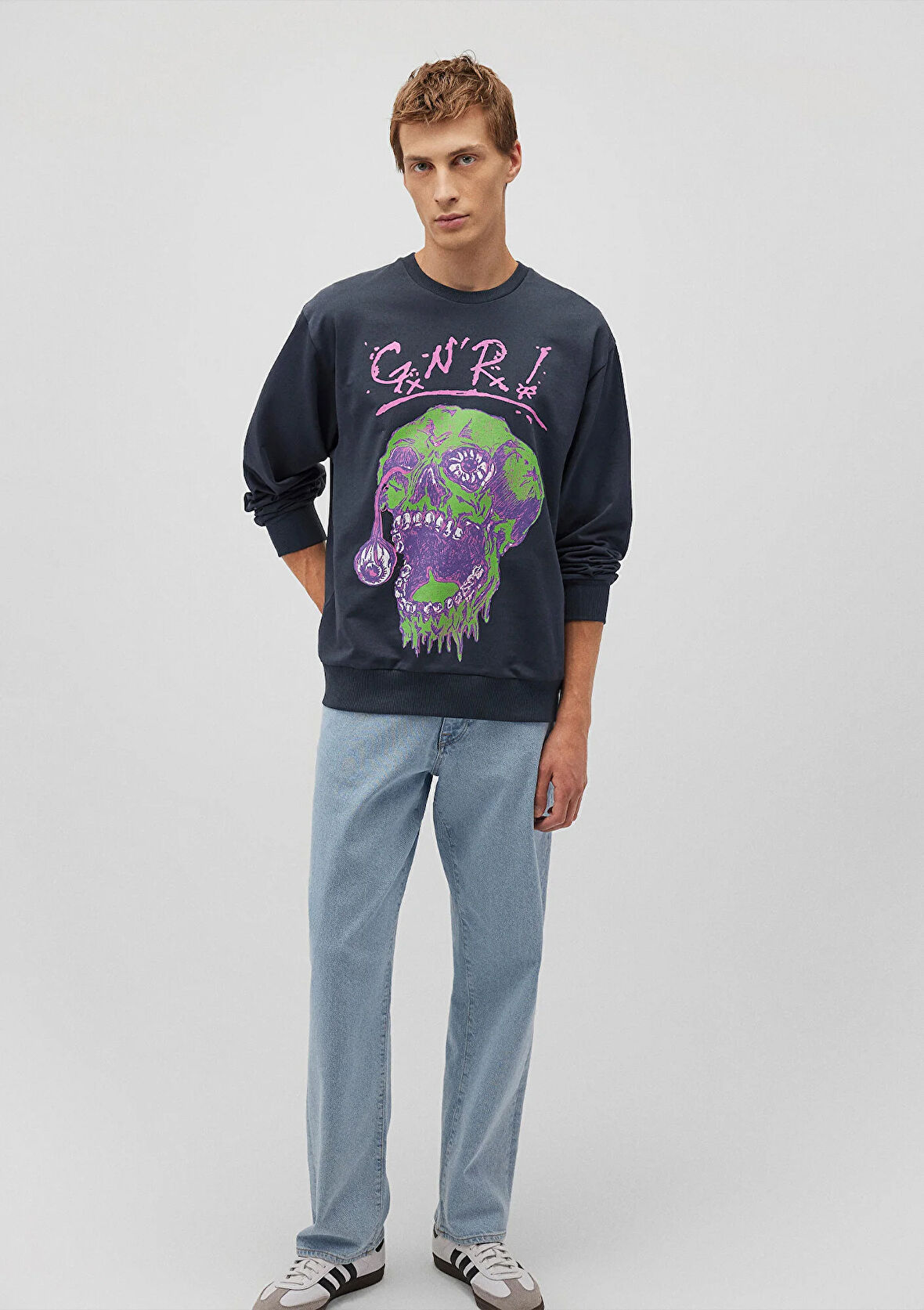 Lacivert Sweatshirt 0S10182-87822