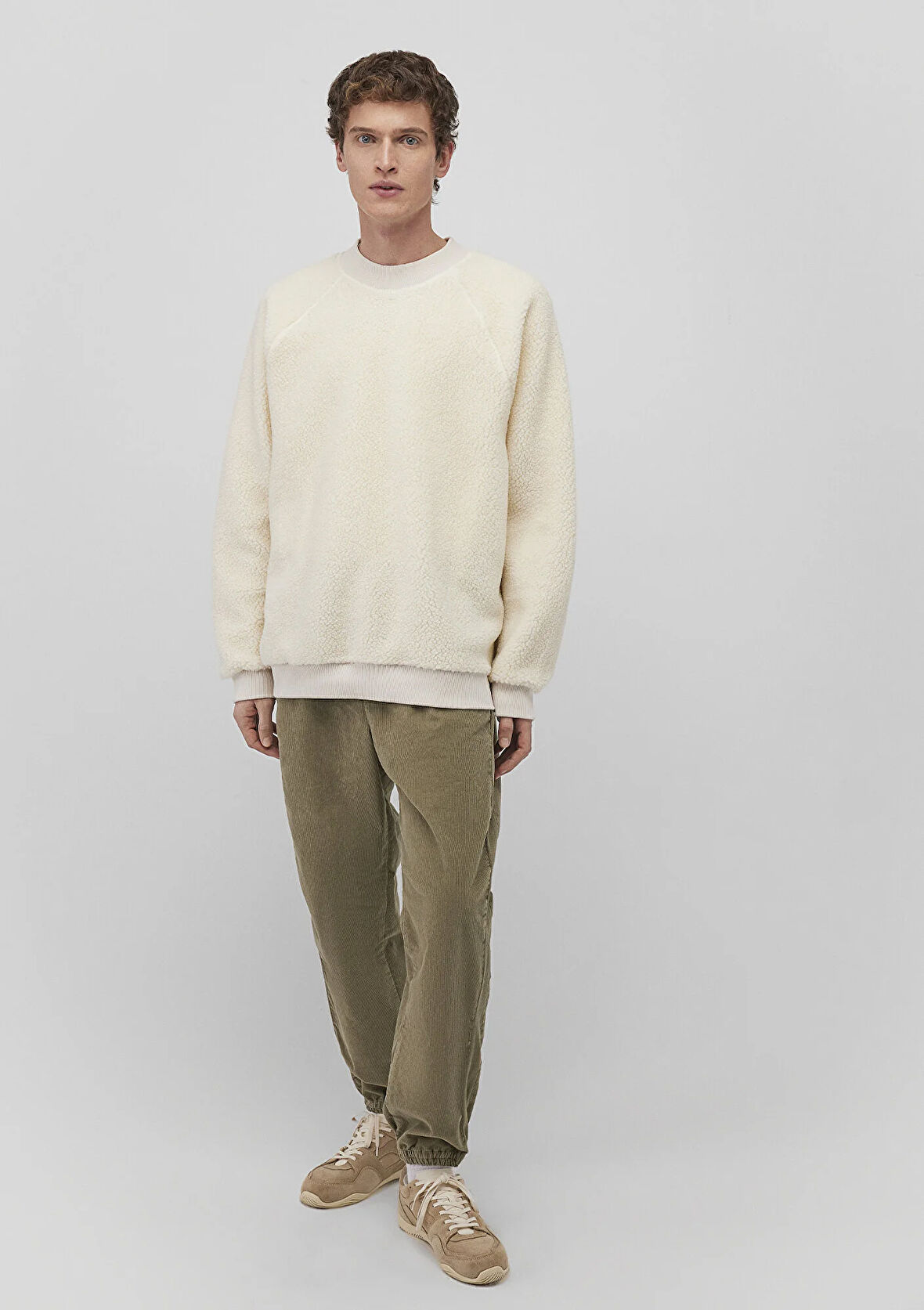 Ekru Sherpa Sweatshirt 0S10260-70057