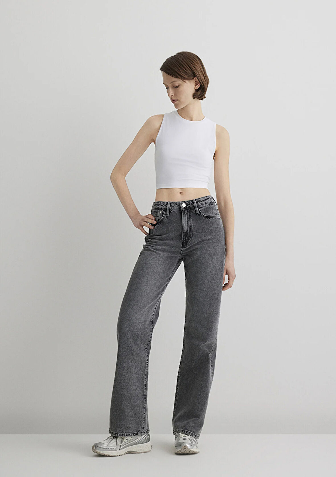 Victoria Classic Denim Koyu Gri Jean Pantolon 101072-89232