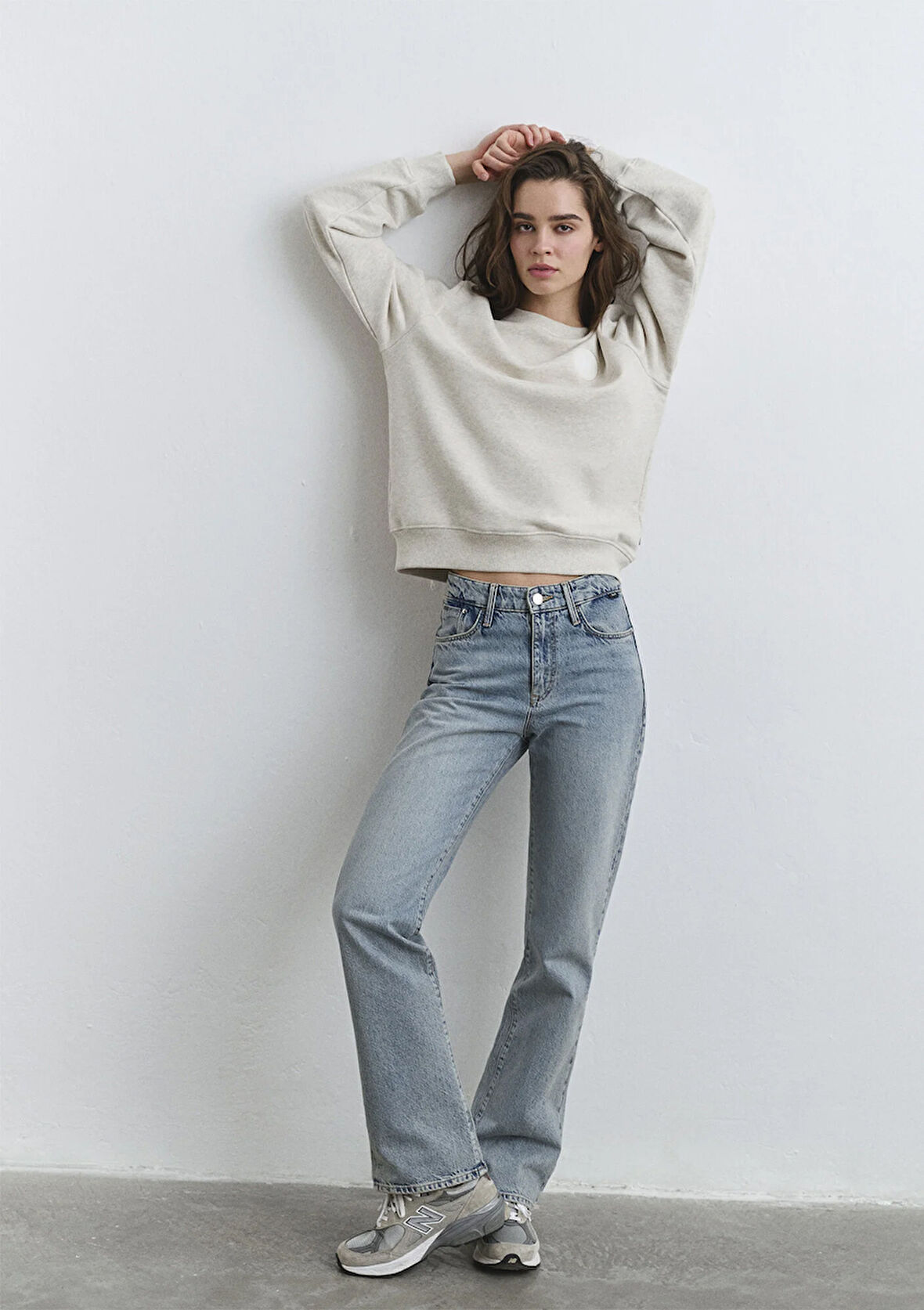 Jane Classic Denim Puslu Açık Mavi Jean Pantolon 1010917-89059