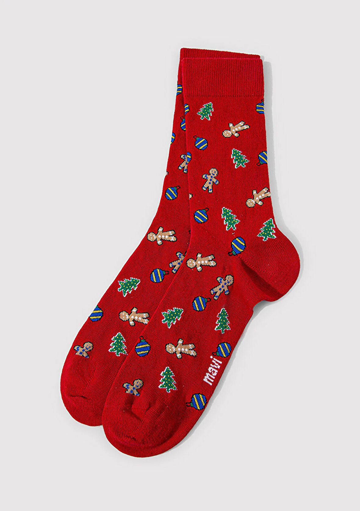 Yılbaşı Temalı Kırmızı Çorap 0911662-32421