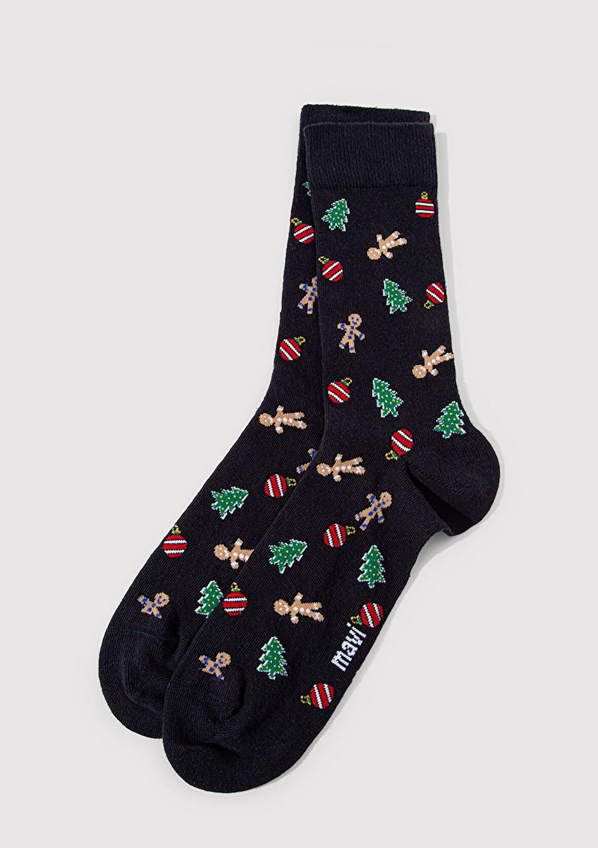 Yılbaşı Temalı Lacivert Çorap 0911662-70500