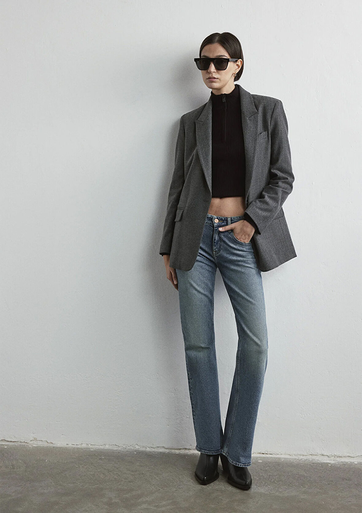 Isabella Iconic Zımparalı Indigo Mavisi Jean Pantolon 1010924-89503