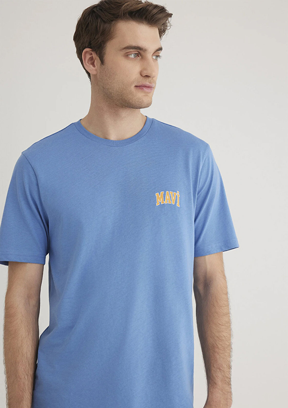 Mavi Logo Baskılı Mavi Tişört 0611714-70874