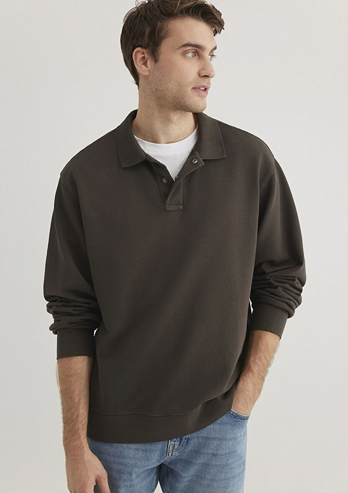 Gri Sweatshirt 0S10323-70092