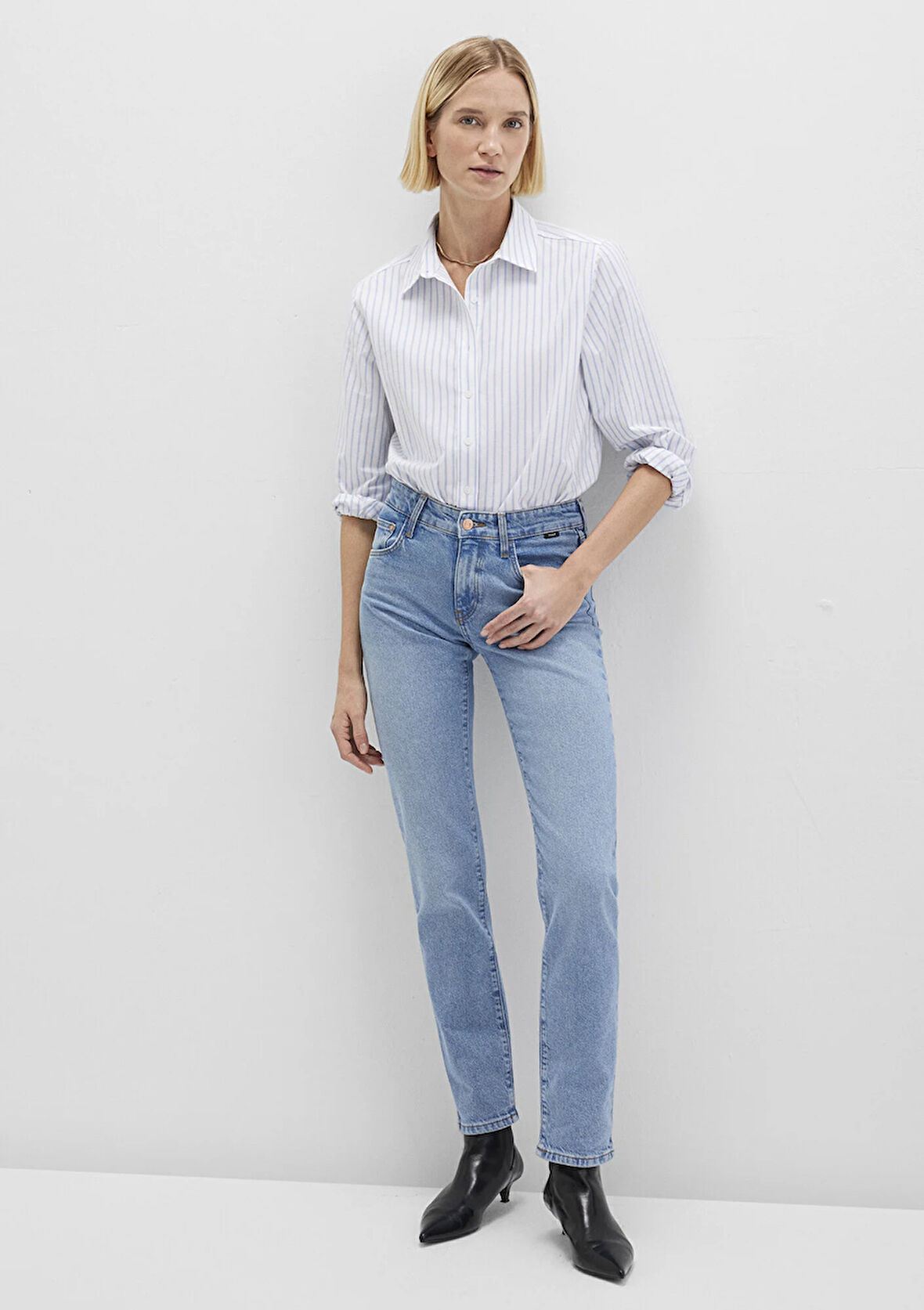 Mirella Mid Brushed 90'S Jean Pantolon 1010623-88896