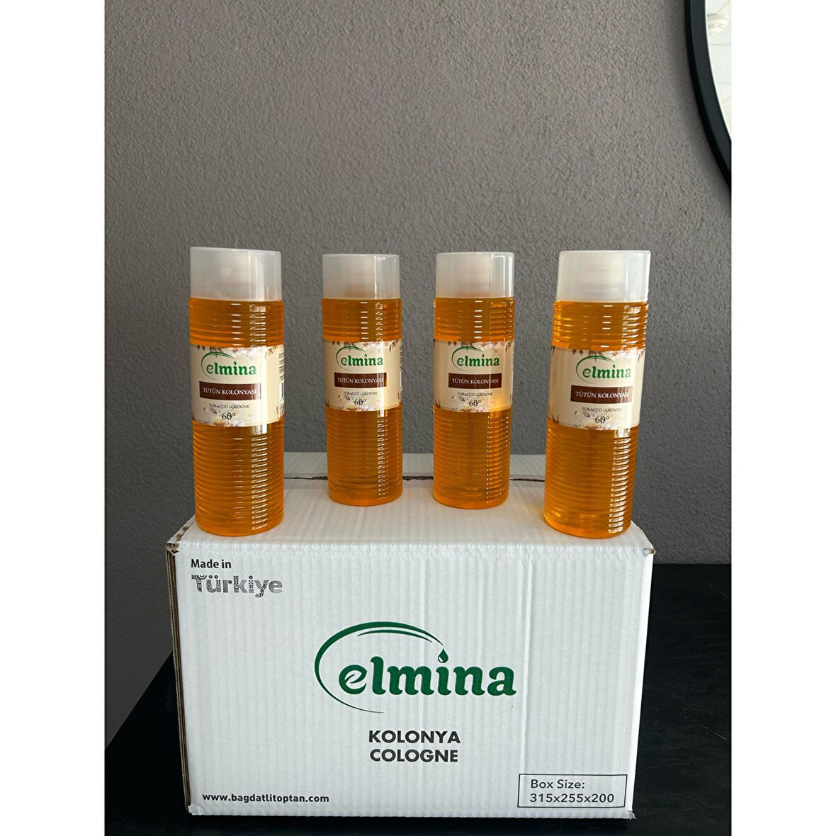 Elmina Tütün Kolonya 400 ml 4'lü