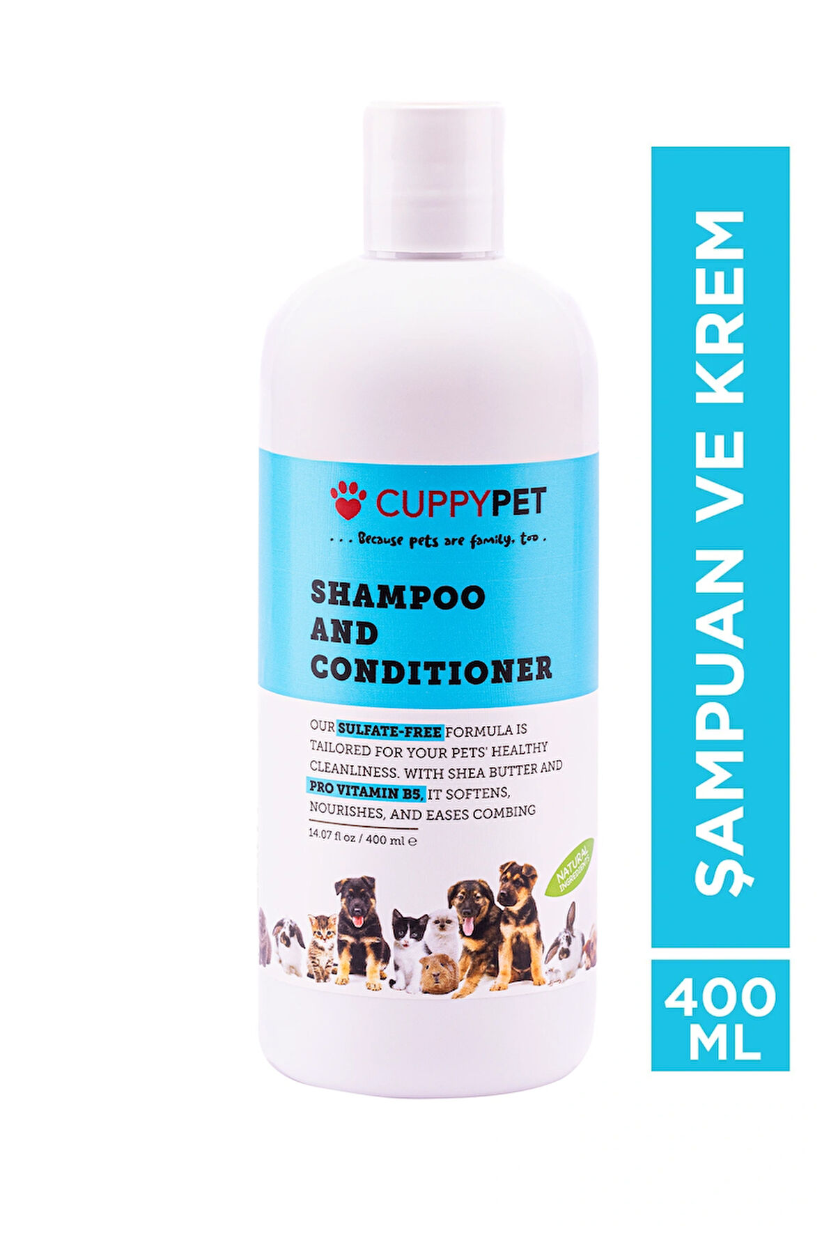 Babyton Evcil Hayvanlar İçin Şampuan & Krem 400 ml