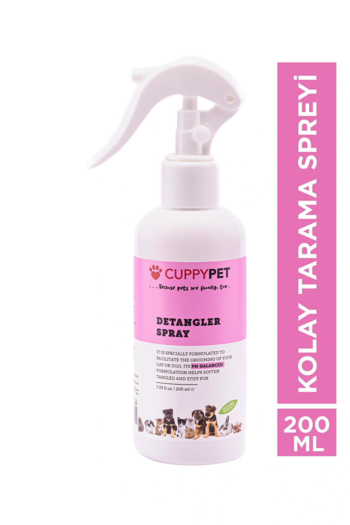 Babyton Evcil Hayvanlar İçin Kolay Tarama Spreyi 200 ml