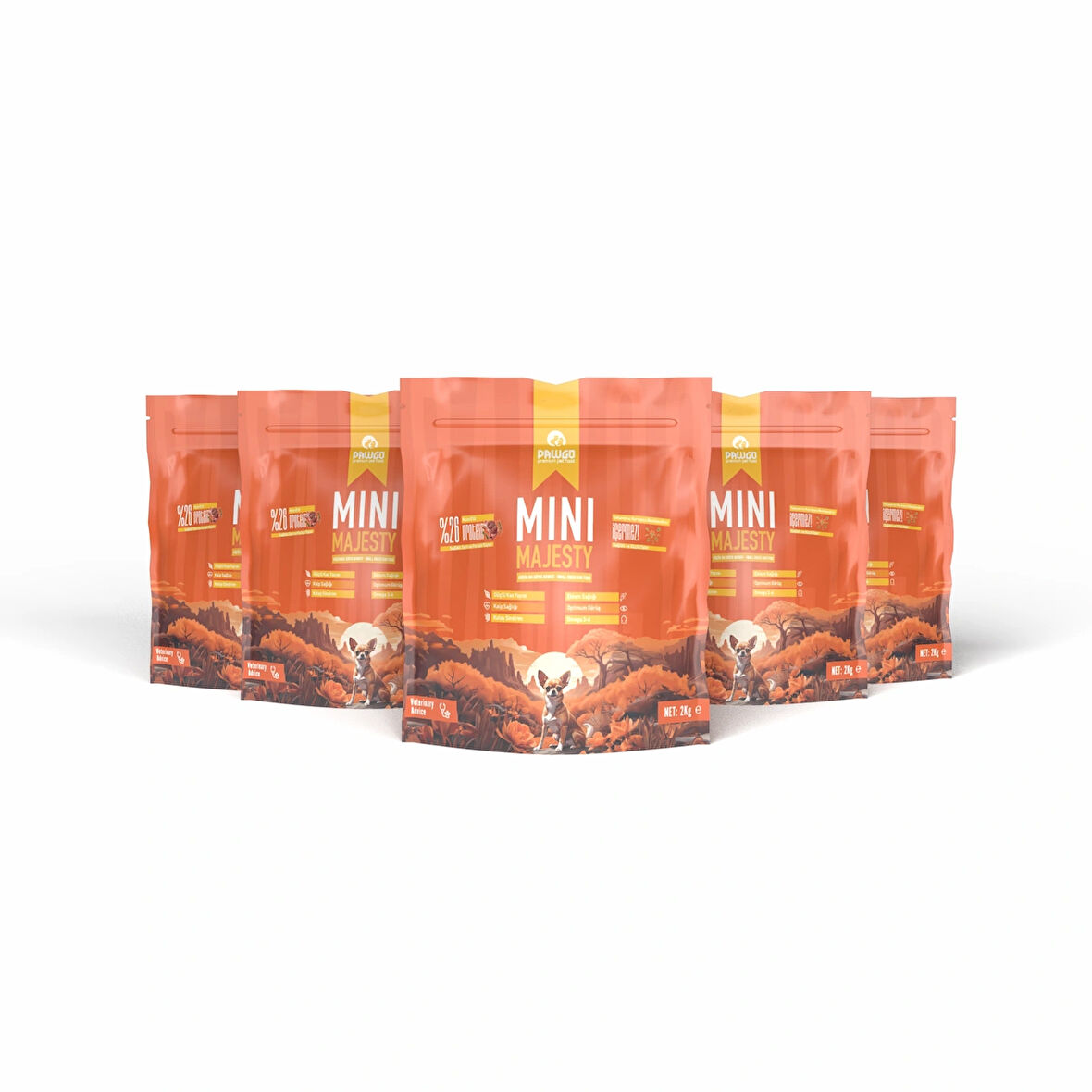 PAWGO Mini Majesty 10 Kg | Küçük Irk | Kuzu Etli | Yetişkin Köpek Maması