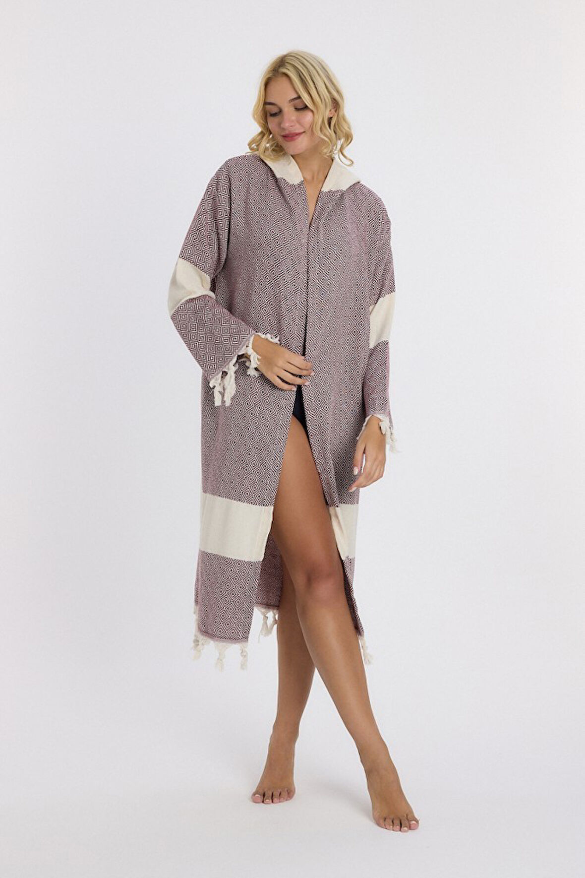 Elmas Peştemal Bornoz Banyo ve Plaj Elbisesi