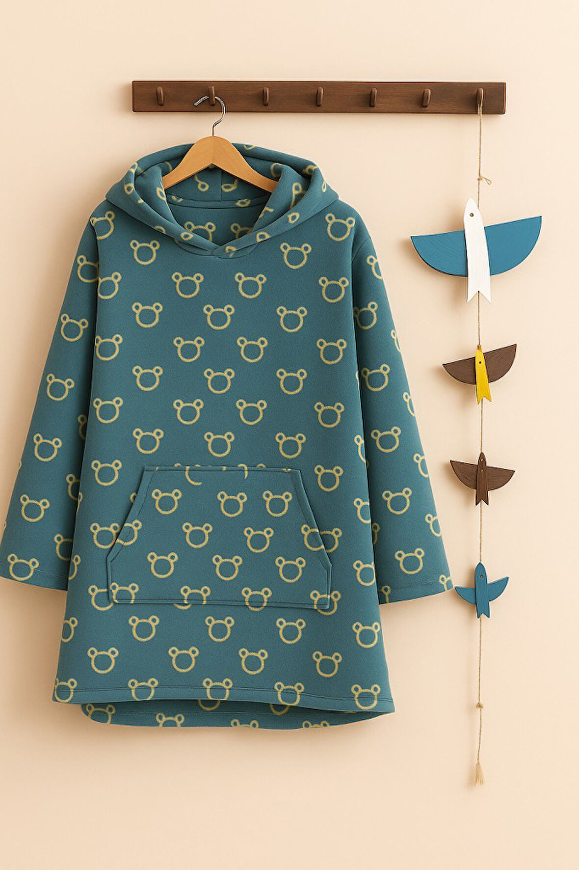 Çocuk Giyilebilir Battaniye Wellsoft Unisex Oversize