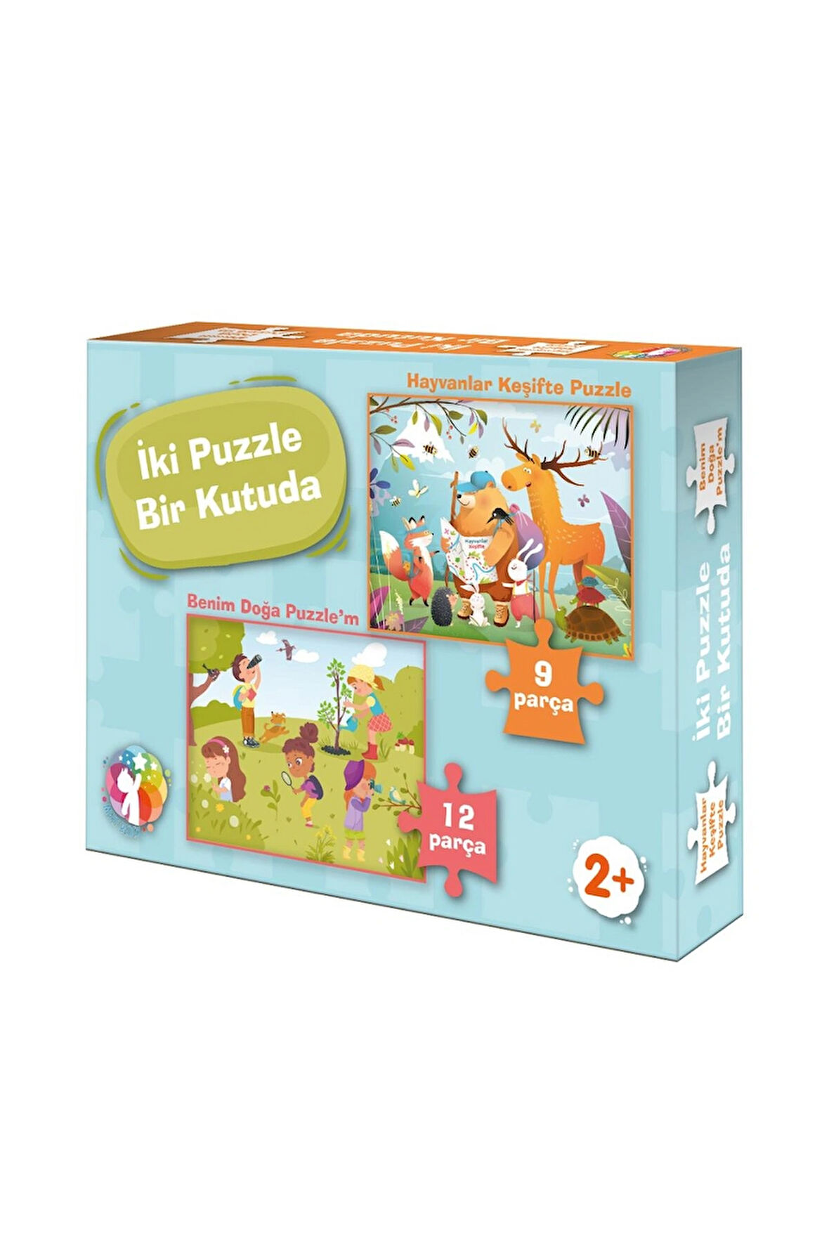 İKİ PUZZLE BİR KUTUDA HAYVANLAR KEŞİFTE - BENİM DOĞA PUZZLEM