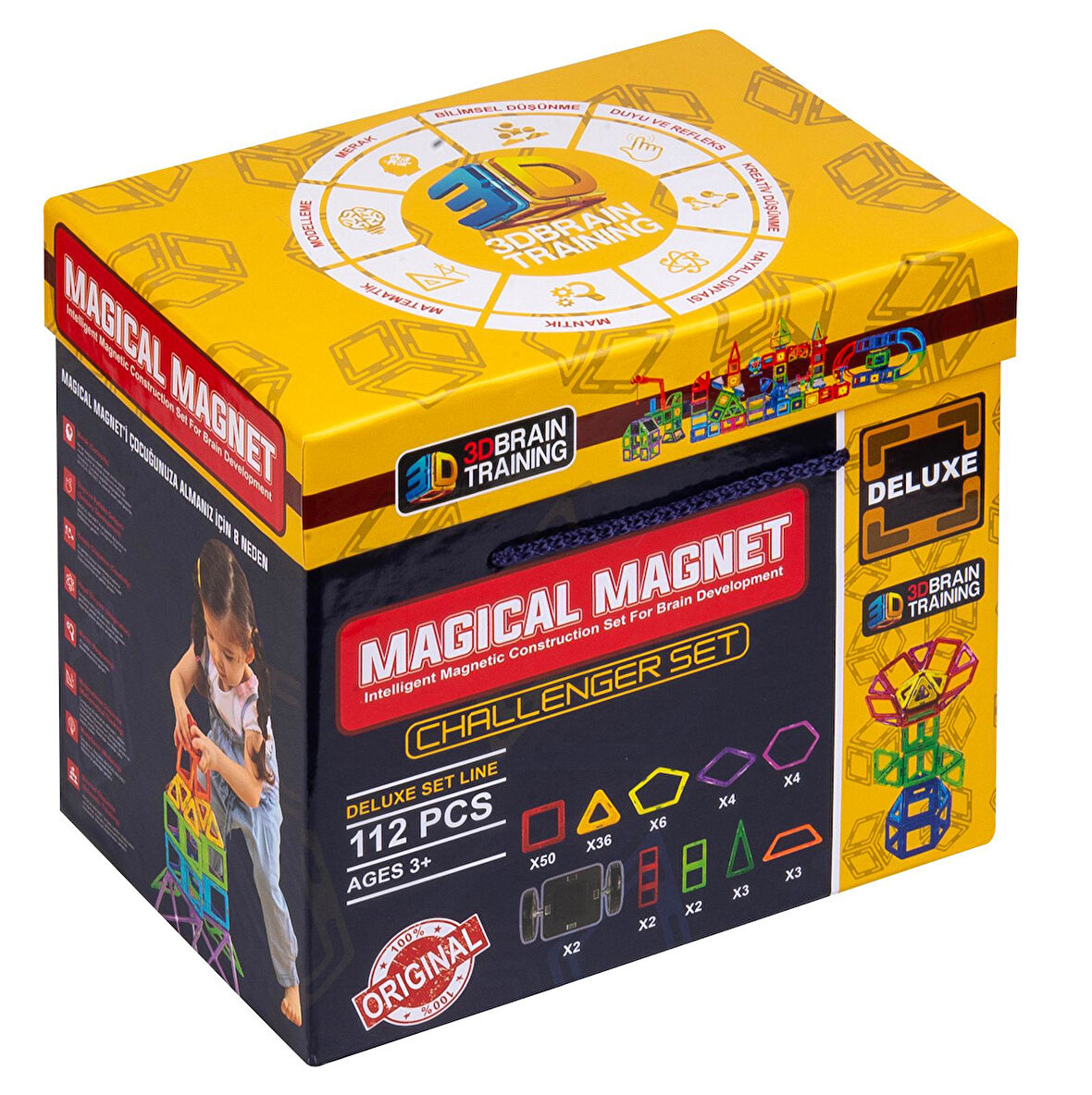 Başel Magical Magnet Deluxe 112 Parça Oyun Seti
