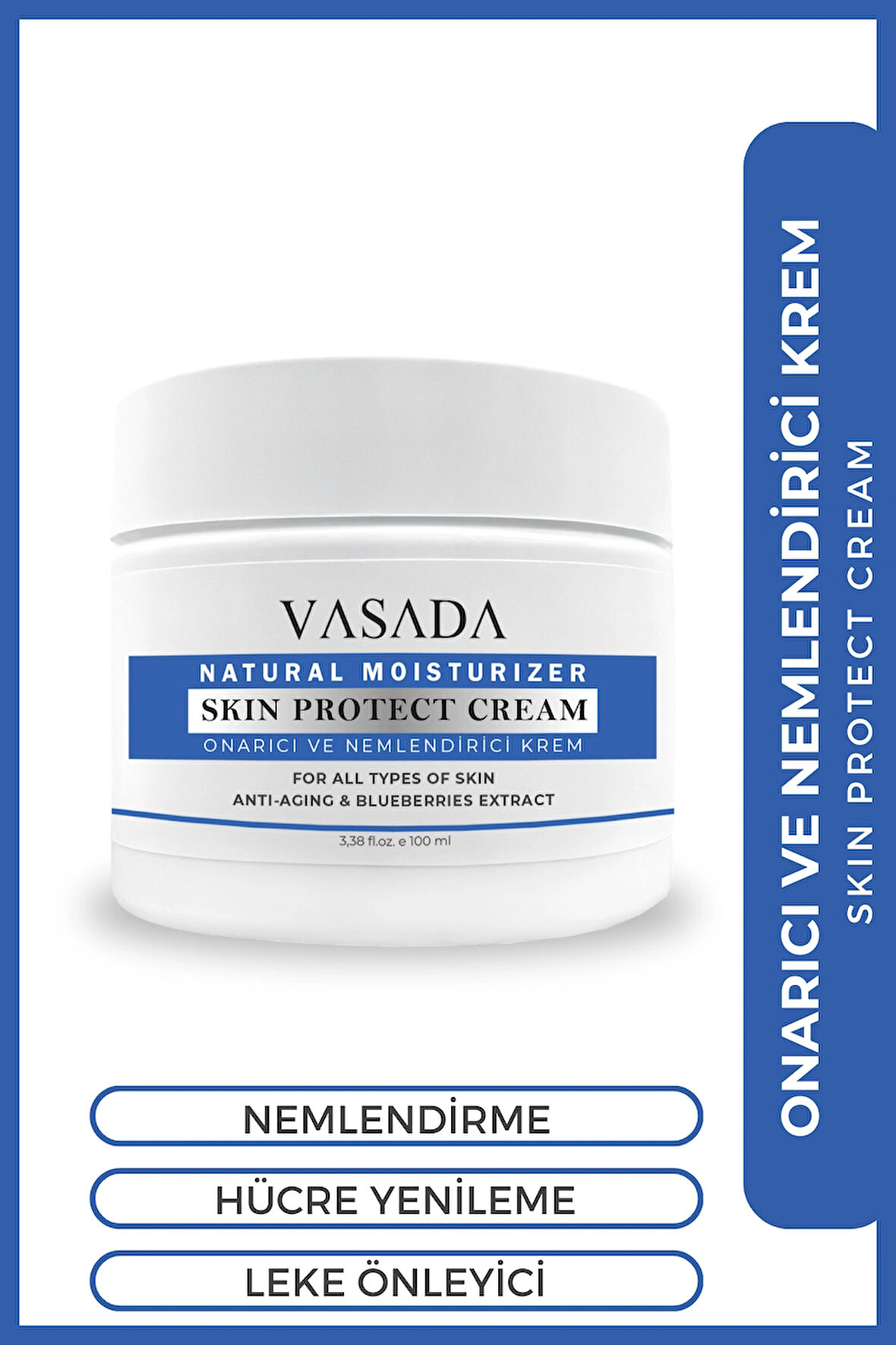 Onarıcı Nemlendirici Yaşlanma Karşıtı El Ve Yüz Cilt Bakım Kremi 100 ml