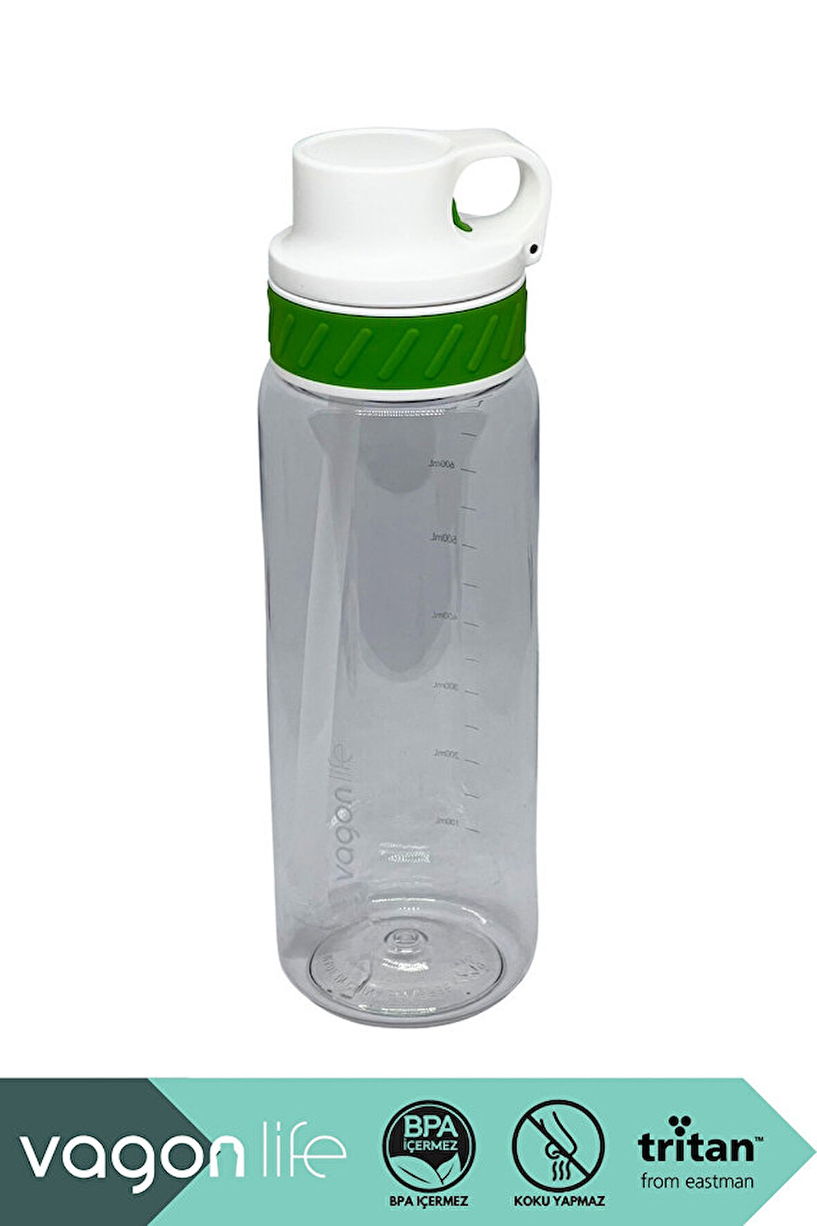 Vagonlife VGN047 800ml Pipetli Yeşil Tritan Matara