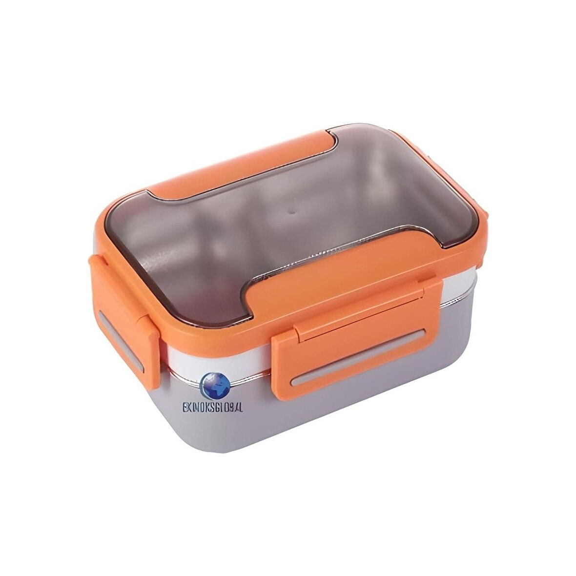 Çift Katmanlı Paslanmaz Çelik Öğle Yemeği Kutusu Turuncu Bl20182