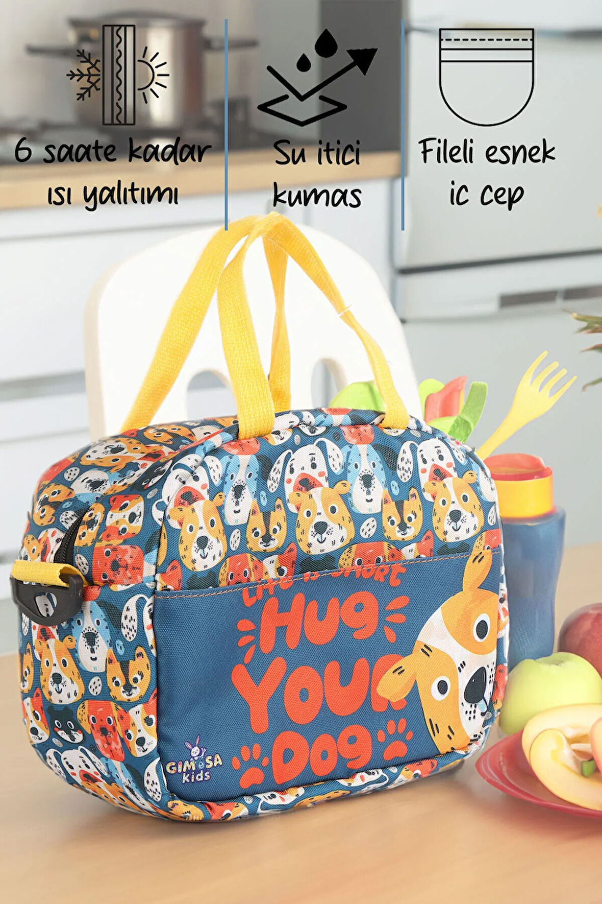 Kids Isı Yalıtımlı Su Geçirmez Termal Çanta