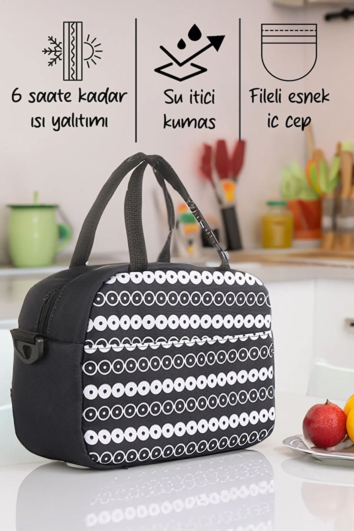 Kids Isı Yalıtımlı Su Geçirmez Termal Çanta, Yemek Taşıma Çantası, Beslenme Çantası Anne Çocuk Bakım