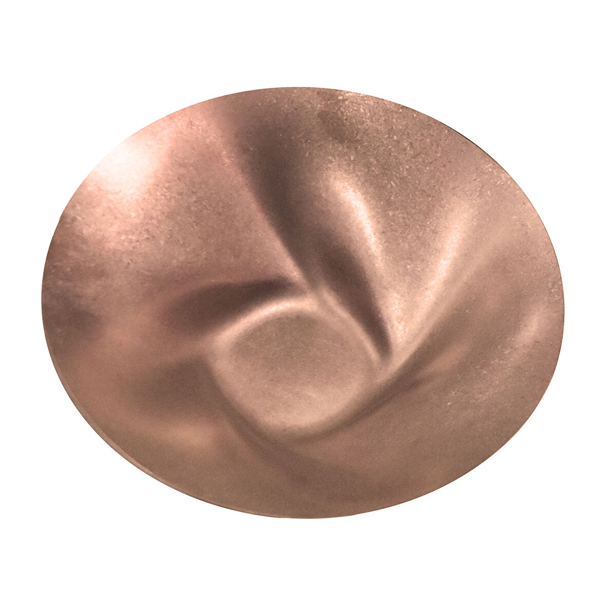 Açık Büfe Retro Sunum Tabağı Bakır 30*9 Cm