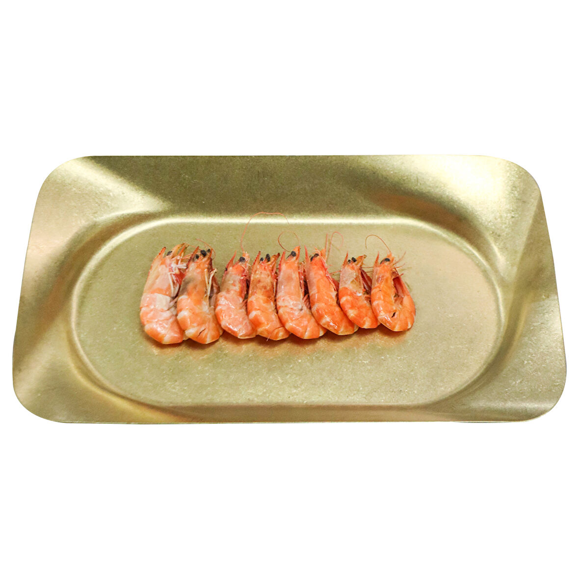 Açık Büfe Retro Sunum Tabağı Altın 40*24 Cm