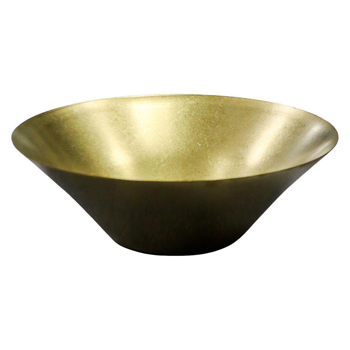 Açık Büfe Retro Sunum Tabağı Altın 28*10 Cm