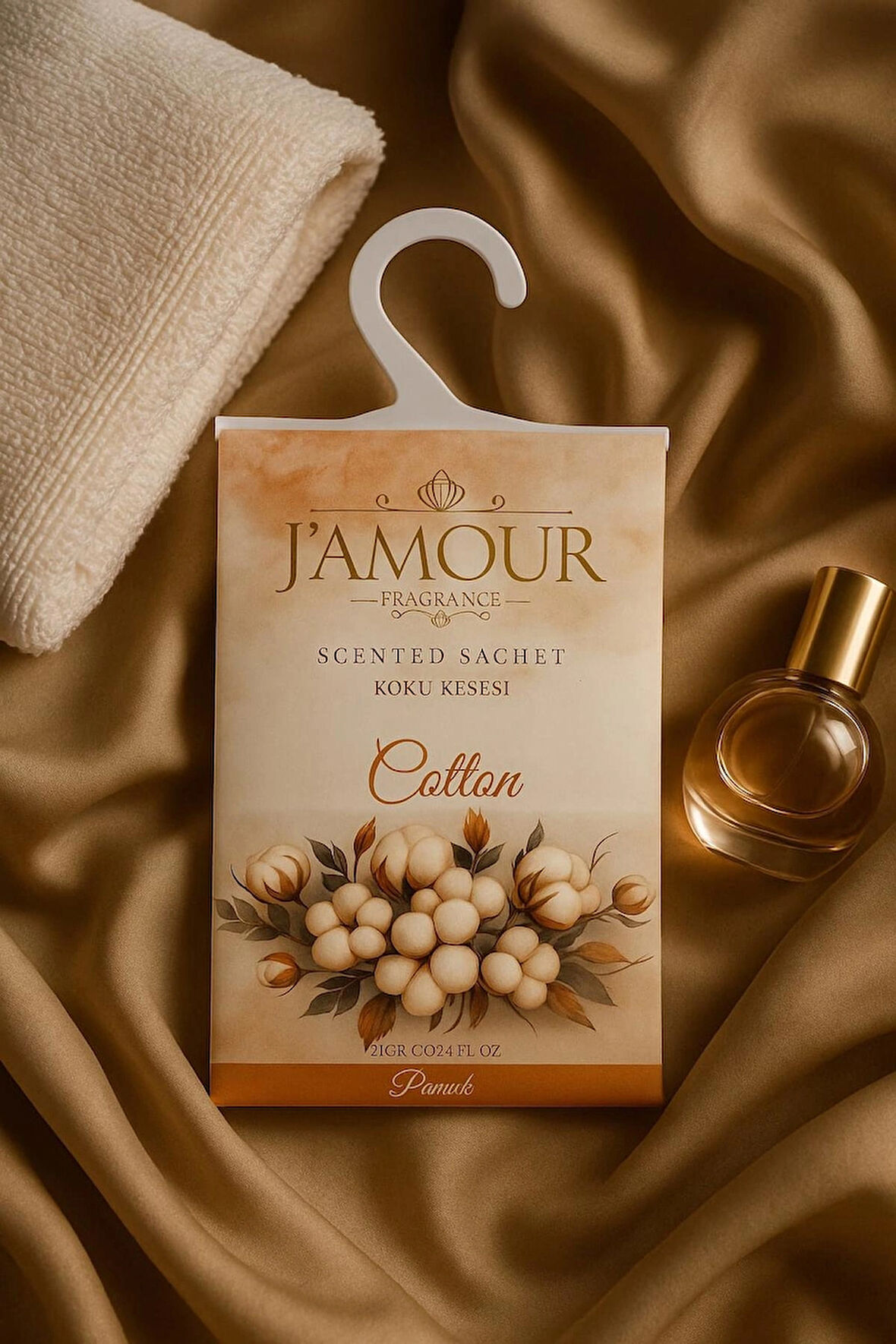 Pamuk Kokulu Askılı Dolap ve Çekmece Kokusu