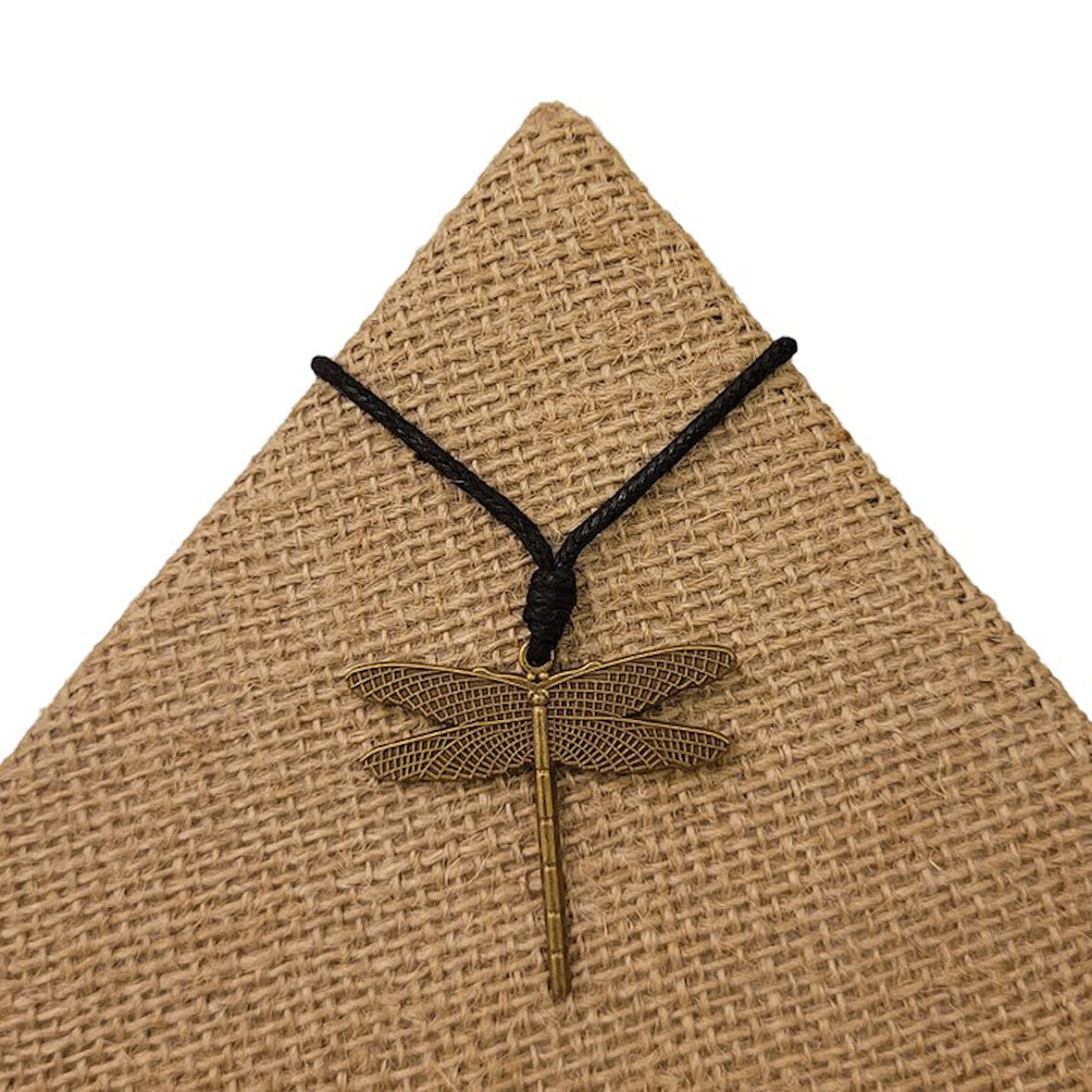 Yusufçuk Ayarlanabilir Siyah Kolye