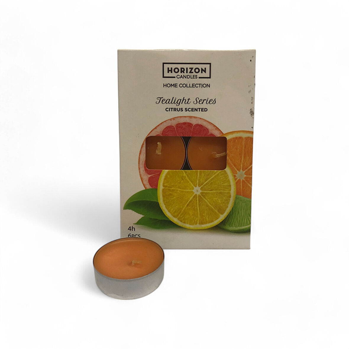 Tealight Citrus 6 lı Mum