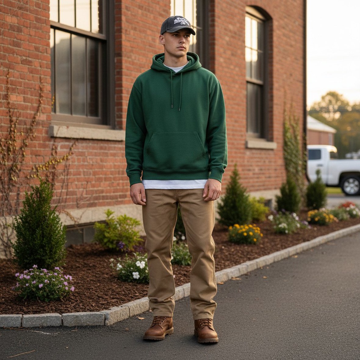 Unisex Vintage Eskitme Beyzbol Şapkası Boston Nakışlı Ayarlanabilir Siyah Pamuklu Cap