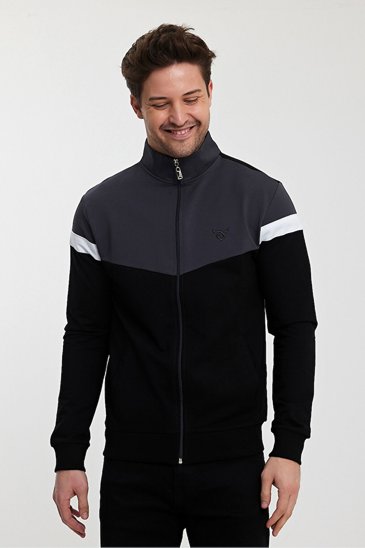 Twobull BERLİN Erkek  Siyah Sweatshirt