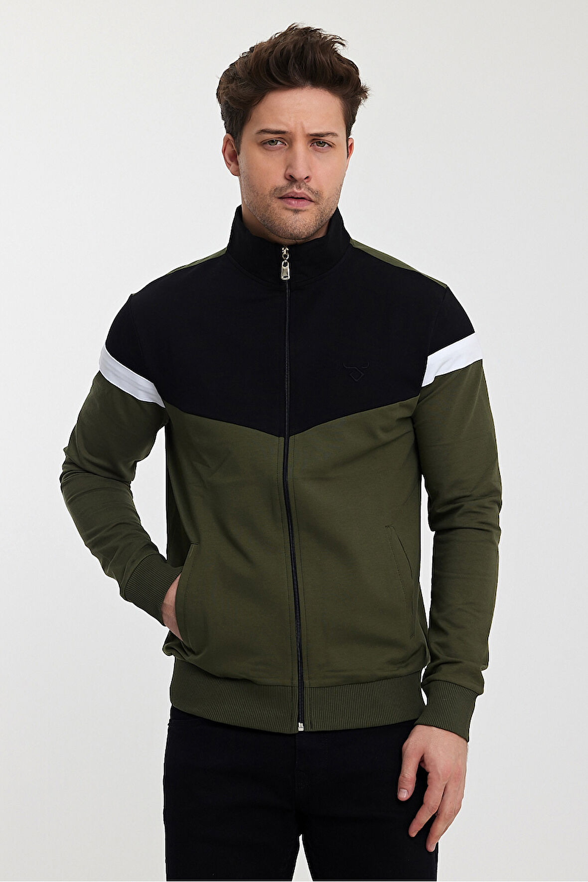 Twobull BERLİN Erkek  Haki Sweatshirt