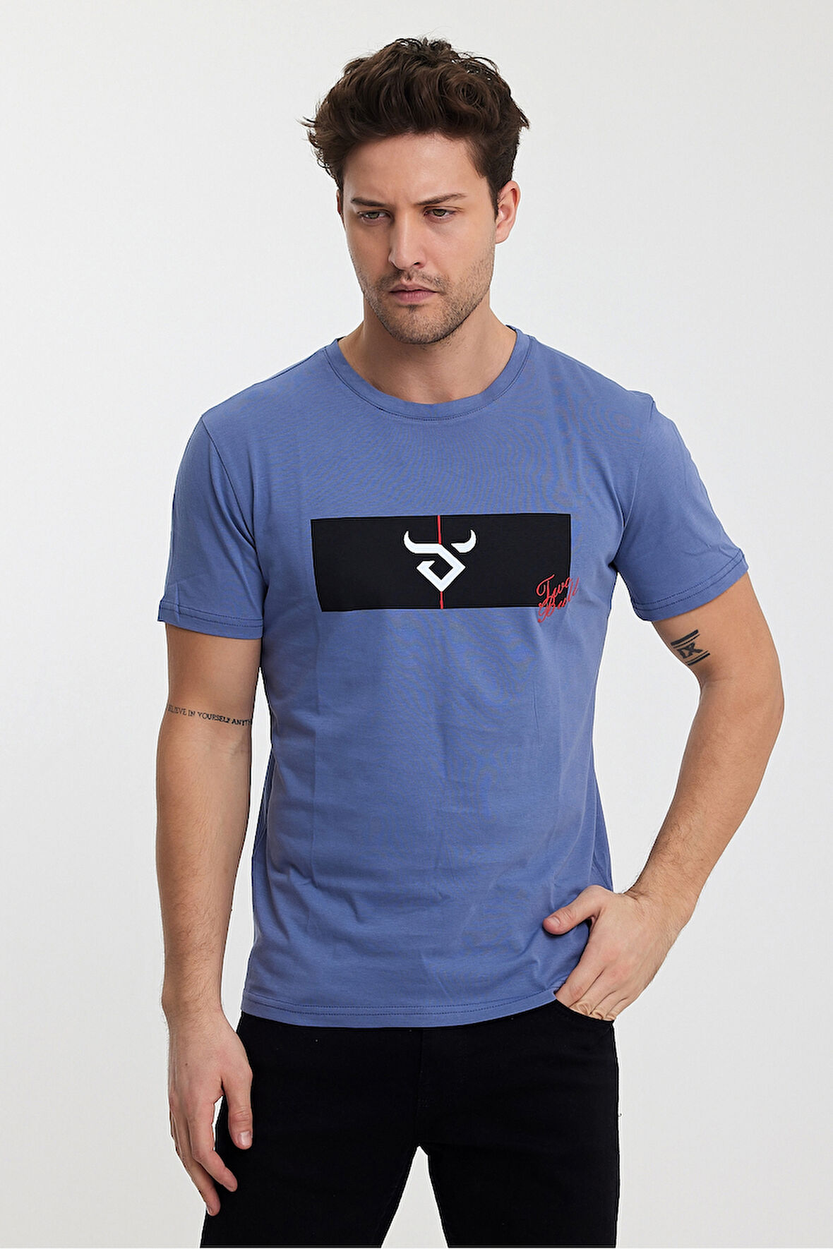 Twobull DENVER Erkek  Lacivert Tişört