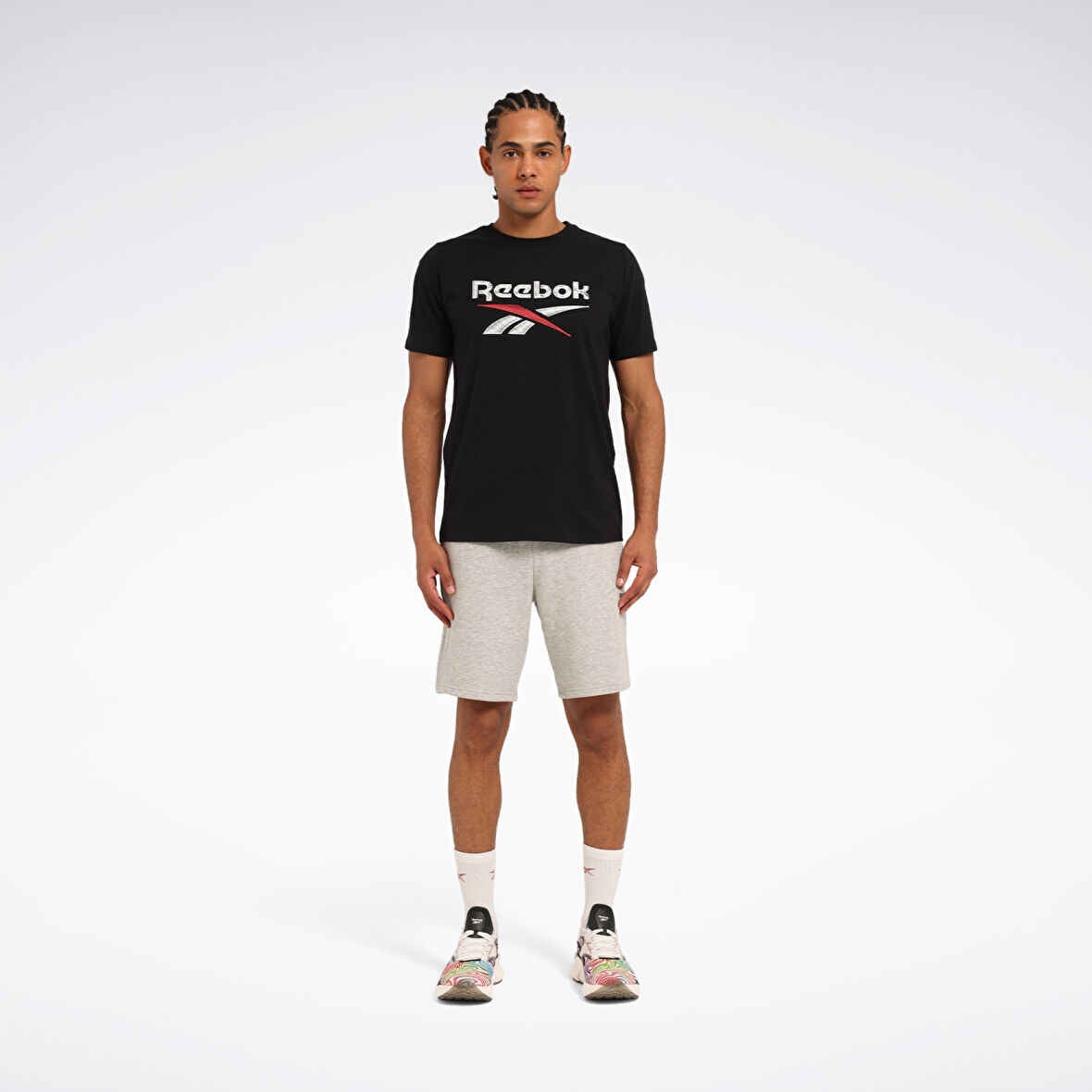 REEBOK NEW ID REG TEE Erkek Sıyah Tişört