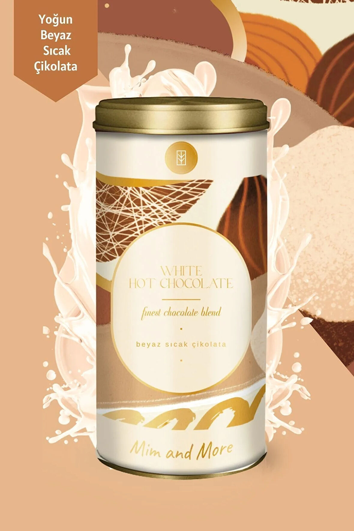 Beyaz Sıcak Çikolata White Hot Chocolate Tin 200 gr