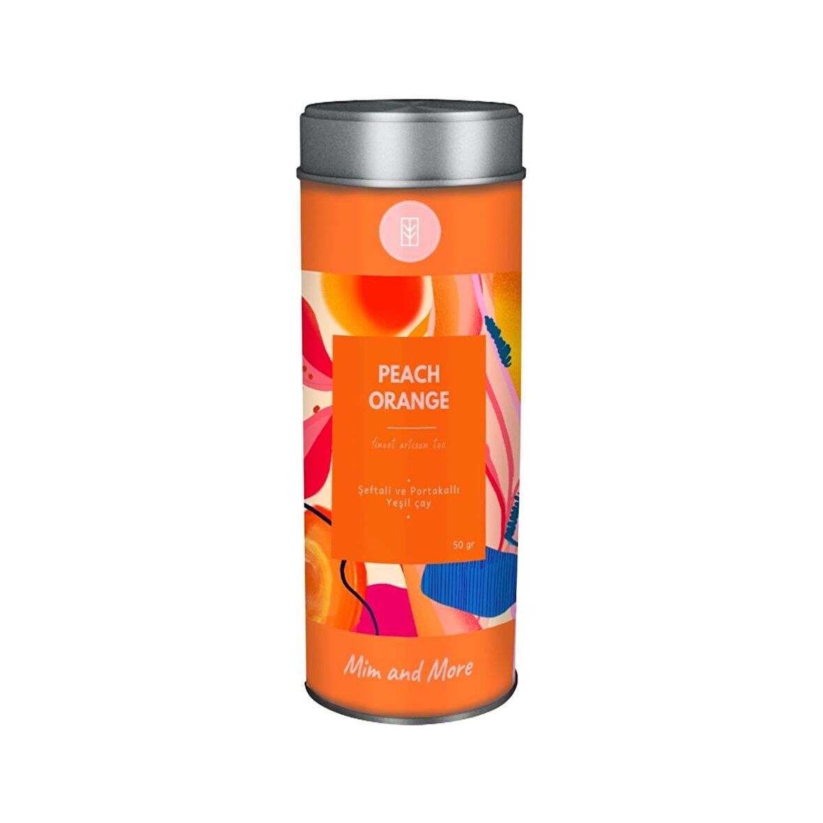 Mim and More Şeftali ve Portakallı Yeşil Çay Peach Orange 50 Gr