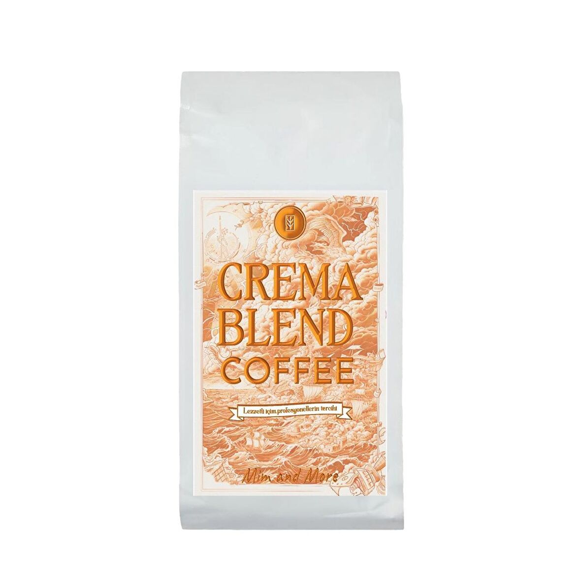Mim and More Crema Blend Coffee Çekirdek Kahve 1 Kg